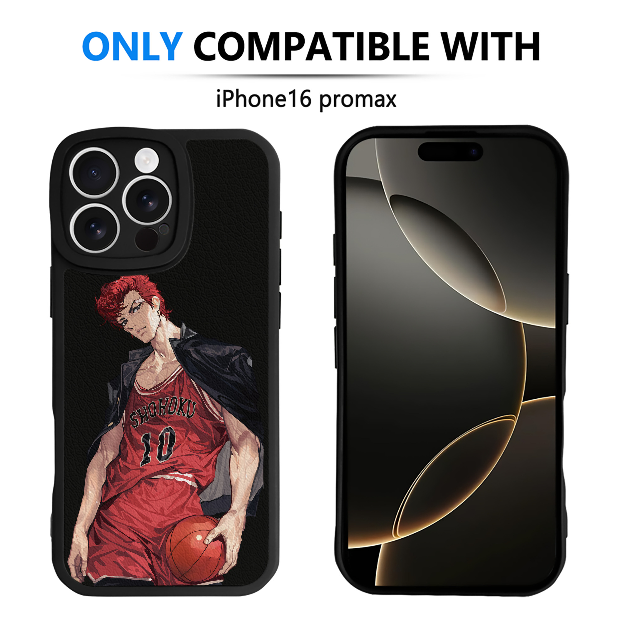 （画像用） SLAM DUNK／スラムダンク 【iPhone 16シリーズ対応】シリコンスマホケース（レザー調） 材質：シリコン